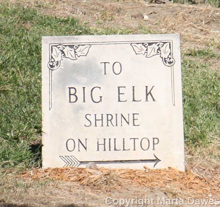 Big Elk Sign
